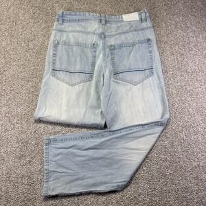 Southpole Jeans Mens 32x30 Blue Light Wash Relaxed Straight Denim Pants Casual